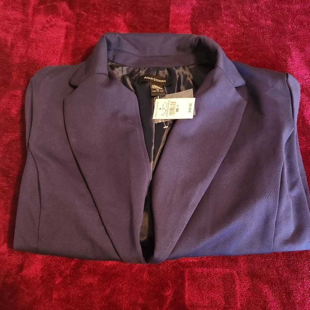 Office Style Blue Blazer - Picture 3 of 7